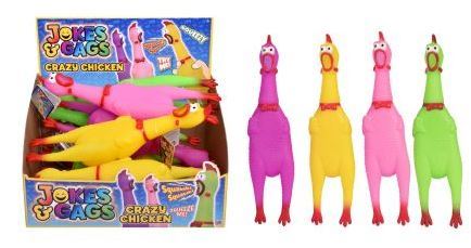 JOKES & GAGS SCREEMING CRAZY CHICKEN. 1374635